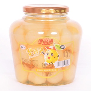1250克梨罐頭